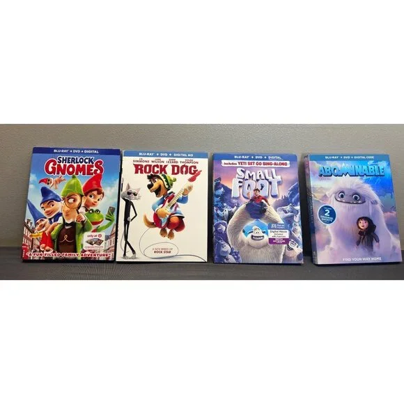 Disney Blu Ray DVD Lot 28 Kids Movies Cars 3 Sonic Goosebumps Big Hero Toy Story - Picture 6 of 9